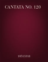 Cantata No. 120 SATB Full Score cover